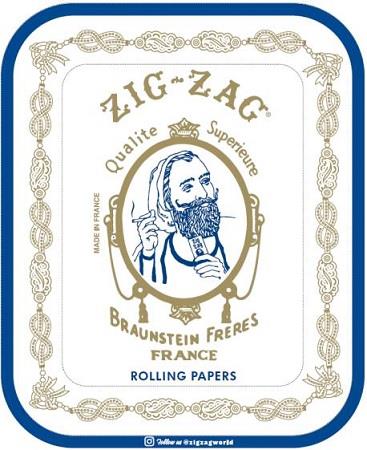 ZIG ZAG ROLLING TRAY LARGEWHITE