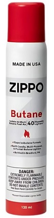 ZIPPO BUTANE FUEL 135ML (2.75OZ/78GM)**LIMITED EDITION AVAILABLE WHILE INVENTORY LASTS**