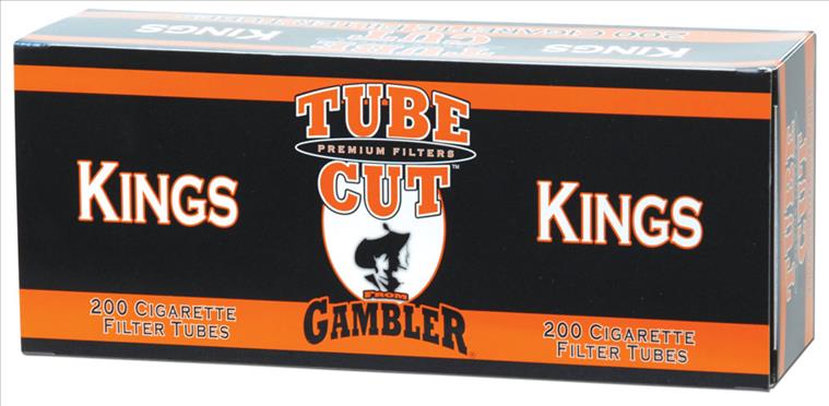 GAMBLER TUBE CUT FILTER TUBES REG KING 200CT 10/5PK