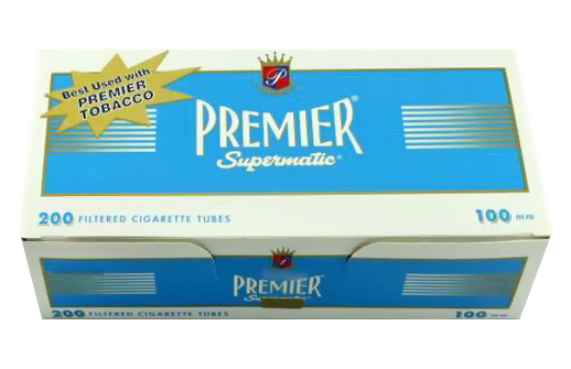 PREMIER 100'S LIGHT TUBES 200CT 10/5PK