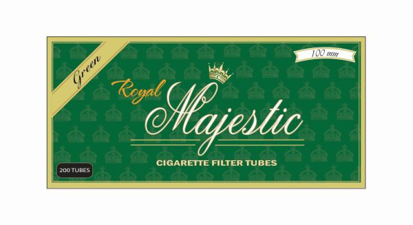 ROYAL MAJESTIC 100'S GREEN TUBE