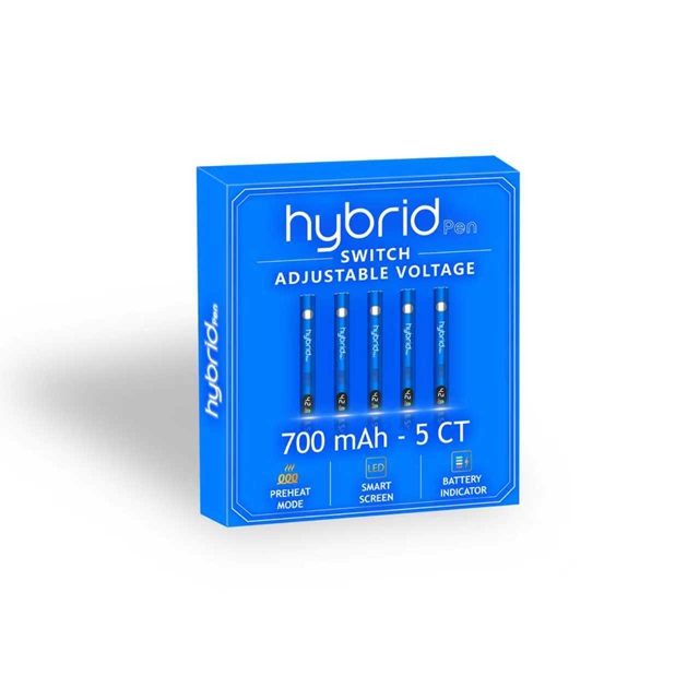 HYBRID PEN 700MAH 5PK -BLUE