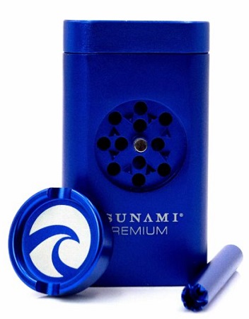 TSUN. DUGOUT W/GRINDER BLUE*FOR TOBACCO USE ONLY* **NO RETURNS**