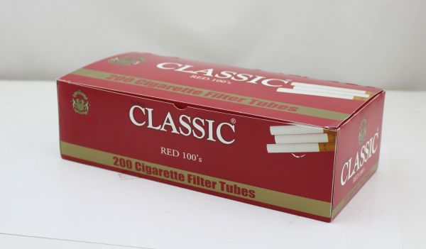 CLASSIC FILTER TUBE 100'S RED