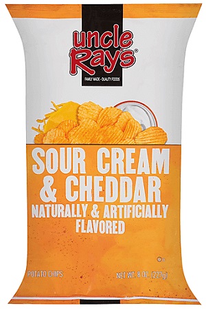 UNCLE RAY'S 8OZ CHEDDAR SOUR CREAM CHIPS