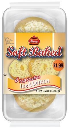 CARLEY'S SOFT BAKED 1.99 ICED LEMON 6PC. (12/5.34OZ)