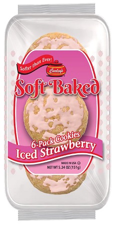 CARLEY'S SOFT BAKED ICED STRAWBERRY 6PC. (12CT/5.34OZ)