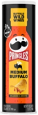 PRINGLES BUFFALO WILD WINGS -MEDIUM BUFFALO 5.6OZ**AVAILABLE 9/07/2026**