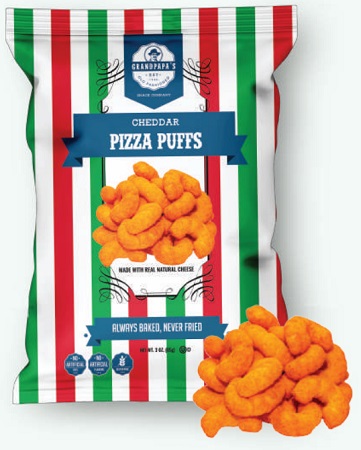 GRANDPAPA'S PIZZA CHEDDAR PUFFS 16/3OZ