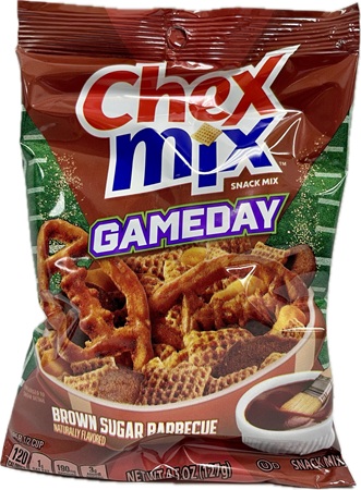 CHEX MIX GAMEDAY BROWN SUGAR BBQ 4.5OZ**LIMITED EDITION AVAILABLE WHILE INVENTORY LASTS**