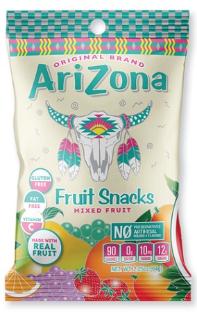 ARIZONA *FRUIT SNACKS* 2.25OZ MIXED FRUIT