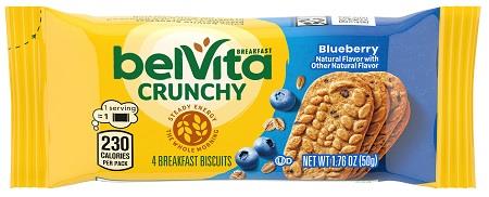 BELVITA CRUNCHY BLUEBERRY 1.76OZ**MANUFACTURER GUARANTEED SHELF LIFE IS 45 DAYS**
