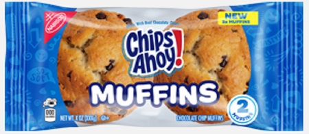 CHIPS AHOY! MUFFINS ORIGINAL 4OZ (FRESH)**MANUFACTURER GUARANTEED SHELF LIFE IS 45 DAYS ONLY**