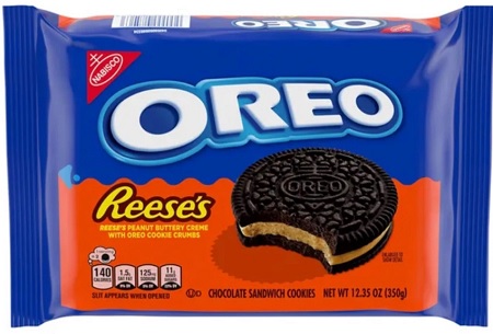 NABISCO - FAMILY SIZE OREO REESE’S  12/12.35OZ