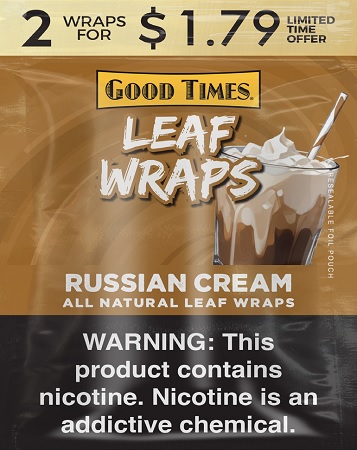 GOOD TIMES LEAF WRAP 2/1.79 RUSSIAN CREAM