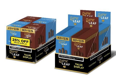 GAME LEAF CIG 3/2.19 VALUE DISPLAY  25% OFF**LIMITED EDITION AVAILABLE  WHILE INVENTORY LASTS**
