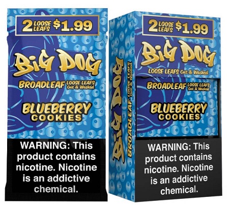 BIG DOG LEAF WRAP 2/$1.99 BLUEBERRY