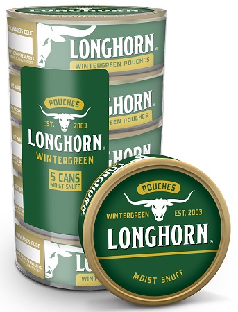 LONGHORN POUCHES WINTERGREEN .82OZ