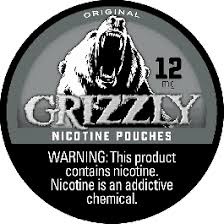 GRIZZLY 12MG NICOTINE POUCH ORIGINAL