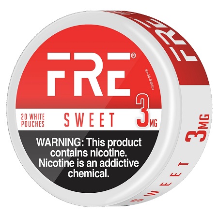FRE NICOTINE POUCHES 3MG SWEET 20CT*$3.00 OFF PER 5CT ROLL*