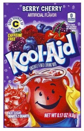 KOOL-AID BERRY CHERRY 48CT (0.17OZ)*BUY ANY 4BX, GET $2.00 OFF EACH BOX*