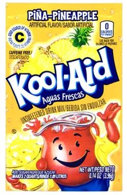 KOOL-AID PINA-PINEAPPLE 48CT (0.14OZ)*BUY ANY 4BX, GET $2.00 OFF EACH BOX*