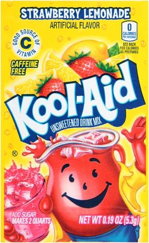 KOOL-AID STRAWBERRY LEMONADE 48CT (0.17OZ)*BUY ANY 4BX, GET $2.00 OFF EACH BOX*