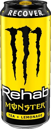 MONSTER ENERGY JUICE REHAB TEA + LEMONADE (YELLOW)24/16OZ