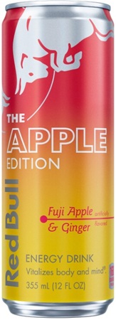 RED BULL 12OZ - FUJI APPLE & GINGER**APPLE EDITION**