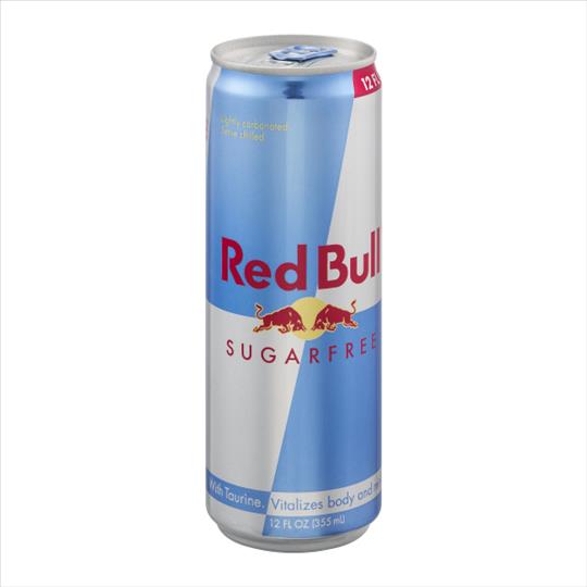 RED BULL SUGAR FREE 12OZ