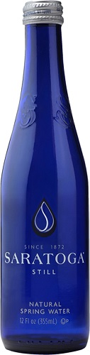 BOTTLED WATER SARATOGA 12OZ STILL GLASS BOTTLE