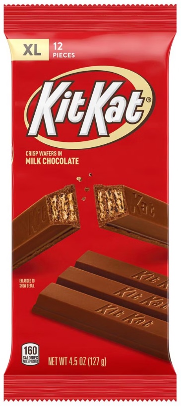 KIT KAT CRISP WAFERS MILK CHOCOLATE  SUPER KING SIZE 4.5OZ**AVAILABLE BY SPECIAL ORDER AND EMAIL ONLY, ALLOW 21 DAYS LEADTIME**