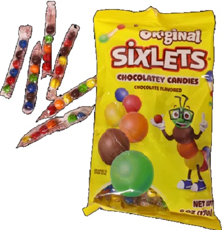 SIXLETS 6-BALL TUBE PEG BAG 6OZ