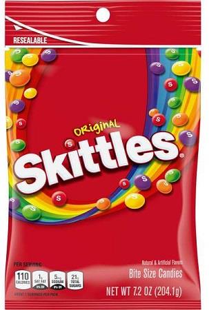 SKITTLES PEG ORIGINAL 7.2OZ