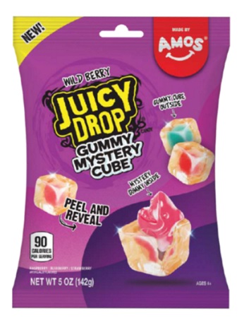 JUICY DROP GUMMY MYSTERY CUBE WILD BERRY