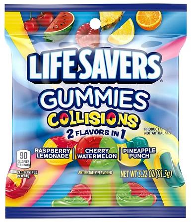 LIFESAVERS GUMMIES 3.22OZ COLLISIONS PEG