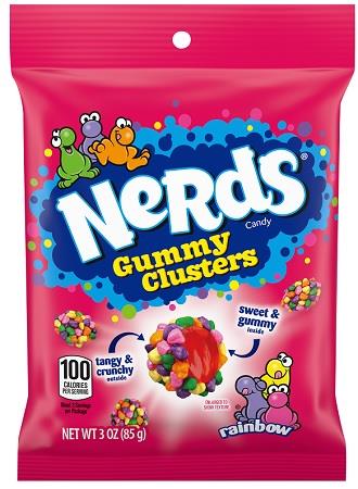 NERDS GUMMY CLUSTERS 3OZ PEG