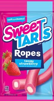 SWEETARTS ROPE STRAWBERRY PEG BAG 5OZ