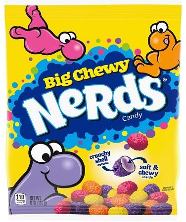 NERDS CHEWY PEG BAG 6OZ*$1.00 OFF PER CASE*