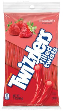 TWIZZLERS FILLED TWISTS STRAWBERRY PEG 7OZ** AVAILABLE 12/11/2026**