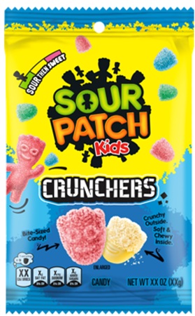 SOUR PATCH KIDS CRUNCHERS 2.73OZ**AVAILABLE - 12/2026**