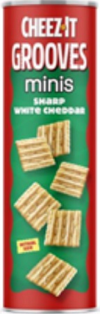 CHEEZ-IT CAN GROOVES MINI WHITE CHEDDAR  7OZ**AVAILABLE 9/07/2026**