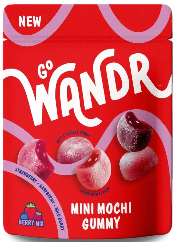 GO WANDR MINI MOCHI GUMMY BERRY MIX 5OZ PEG  12CT**AVAILABLE 1/2027**