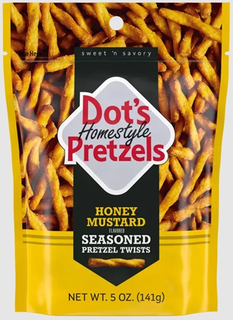 DOT'S HOMESTYLE PRETZELS TWISTS HONEY MUSTARD 5OZNOT AVAILABLE UNTIL 12/2026