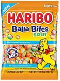 HARIBO 4.5OZ BALLA BITES SOUR PEG