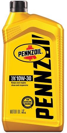 PENNZOIL 10W30 6/1QT(CONVENTIONAL MOTOR OIL)