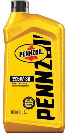PENNZOIL 5W30 6/1QT(CONVENTIONAL MOTOR OIL)