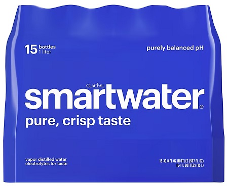 BOTTLED WATER SMARTWATER 1 LITER (33.8OZ)