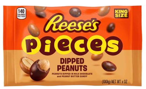 REESE'S PIECES DIPPED PEANUTS 2.7OZ**AVAILABLE 01/08/2027**