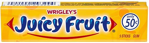 WRIGLEY'S $.50 JUICY FRUIT 40CT
